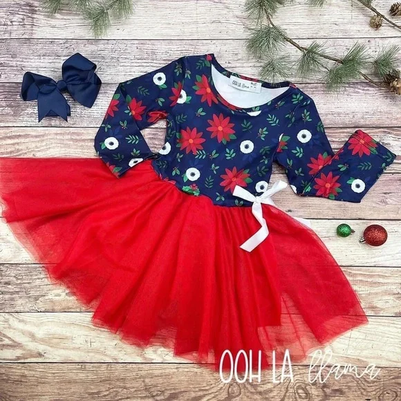 white christmas dresses Fa La La Llama Ugly Christmas Sweater Funny Xmas Youth Kids Girls' Fitted T-Shirt Wow Pink S